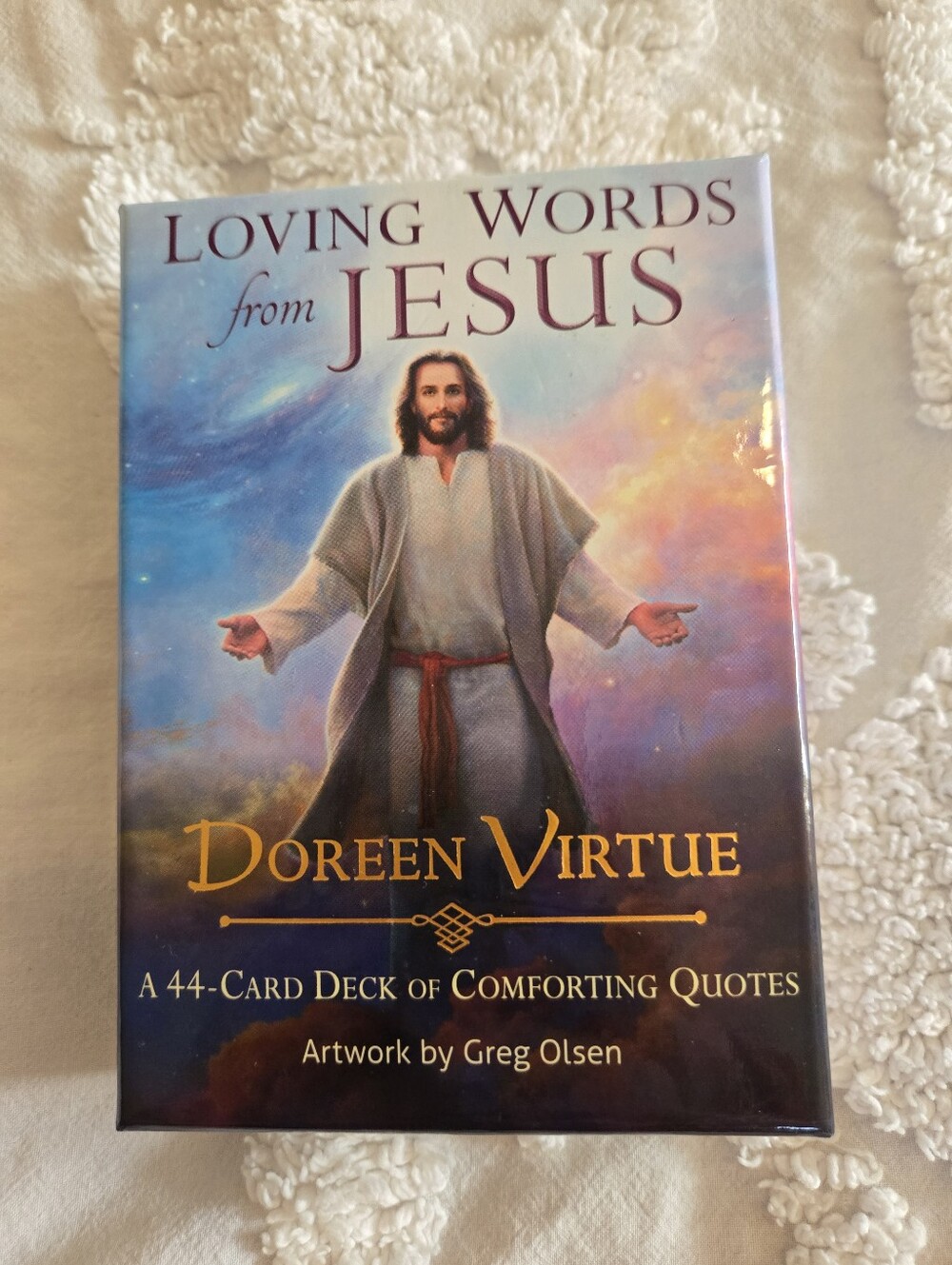 Loving Words from Jesus Card Deck Doreen Virtue Multicolor Art By Greg Olson